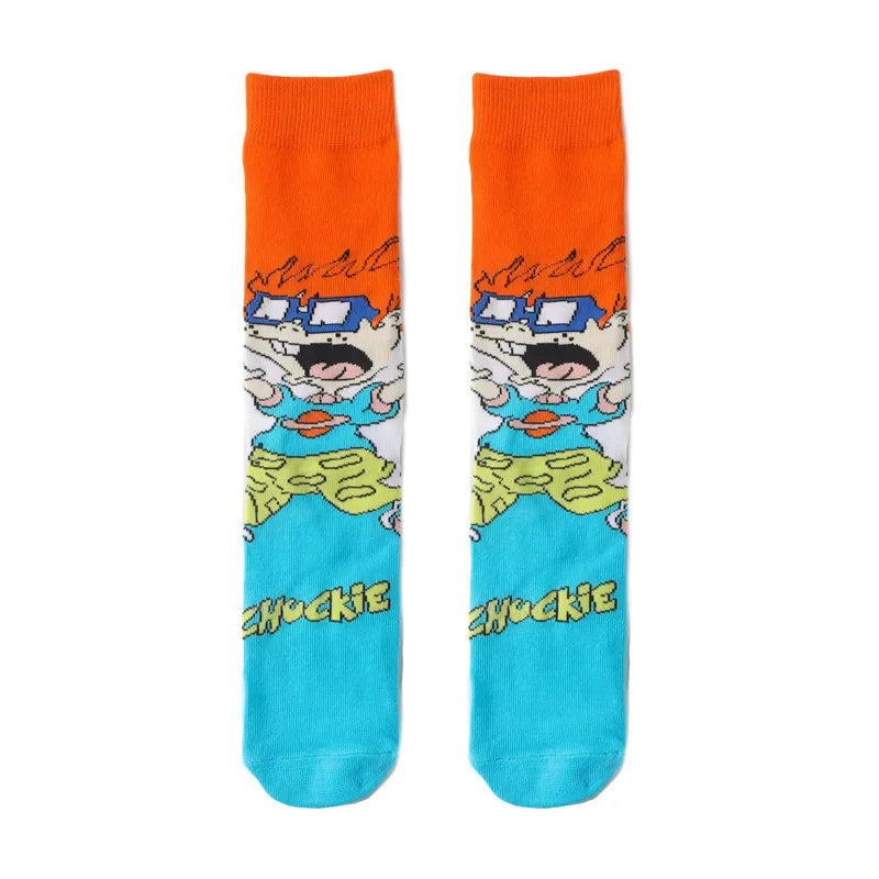 SpongeBob SquarePants Socks Cartoon Style Sponge Bob Cosplay Socks