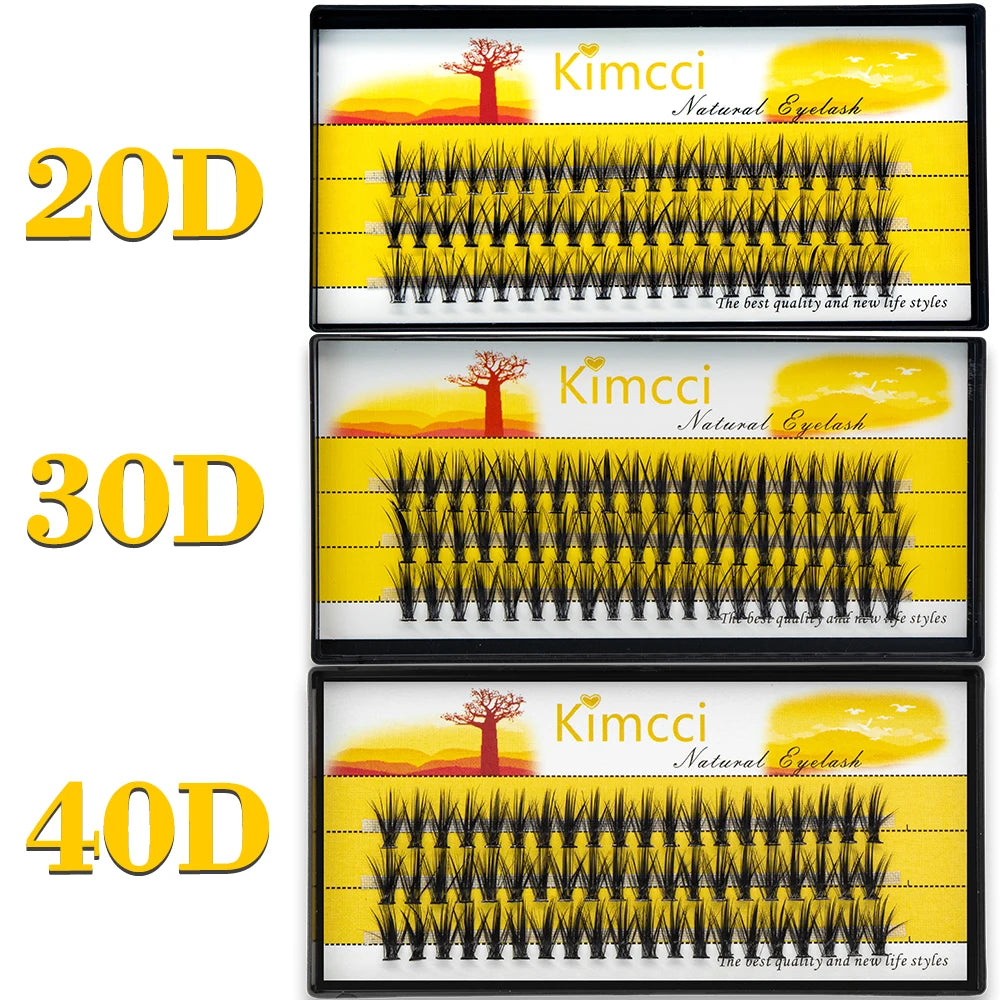 DIY Lash Clusters Extensions Kit – Professional-Quality Eyelash Clusters - 60 Bundles of Mink Eyelash Extensions for Natural 3D Volume, Individual Eye Lashes 40D