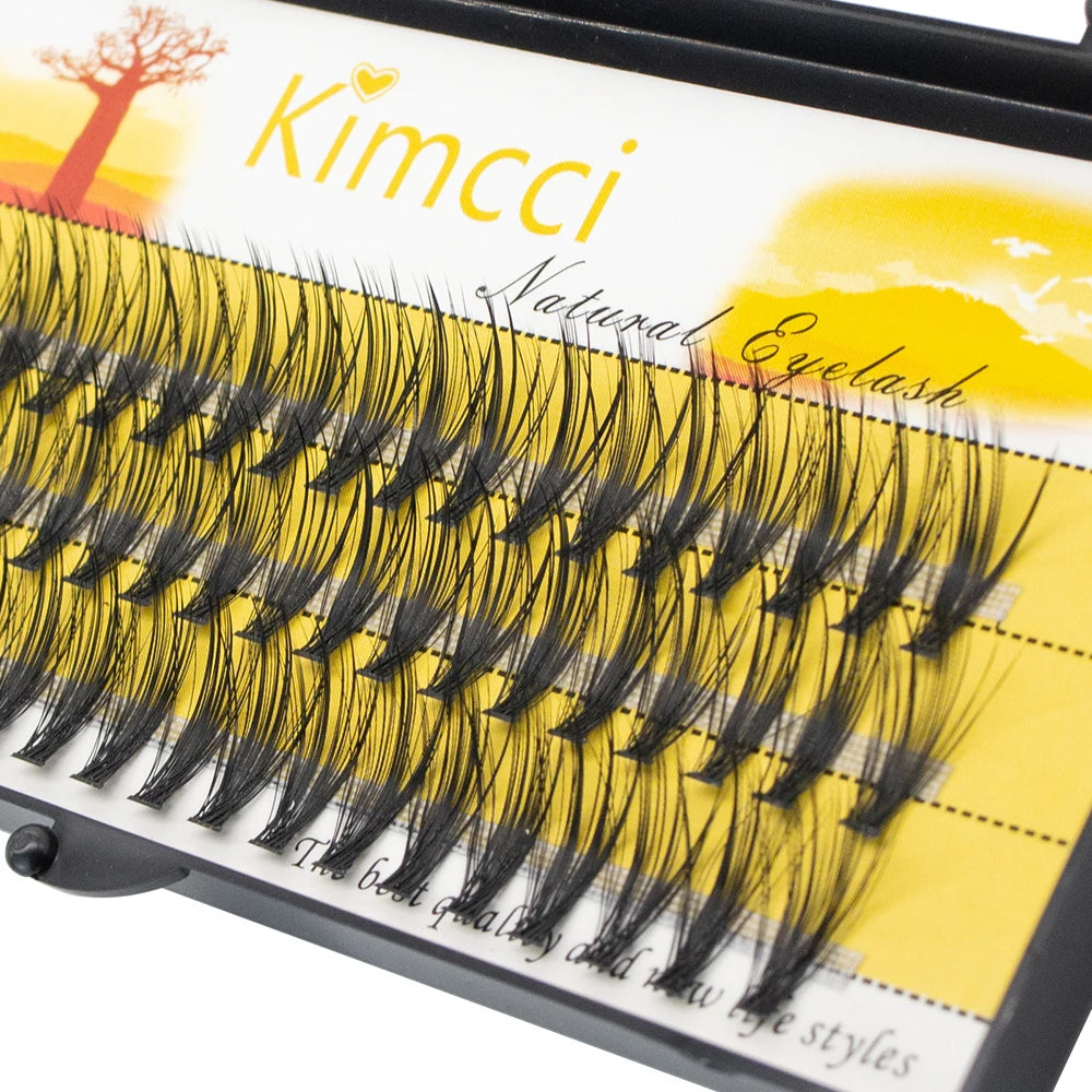 DIY Lash Clusters Extensions Kit – Professional-Quality Eyelash Clusters - 60 Bundles of Mink Eyelash Extensions for Natural 3D Volume, Individual Eye Lashes 20D