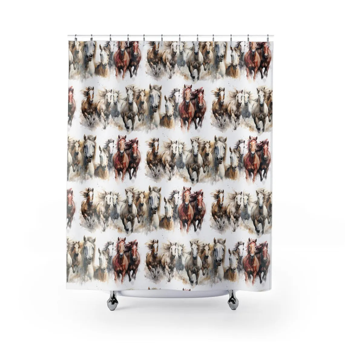 Wild Horses Western Decor Shower Curtain