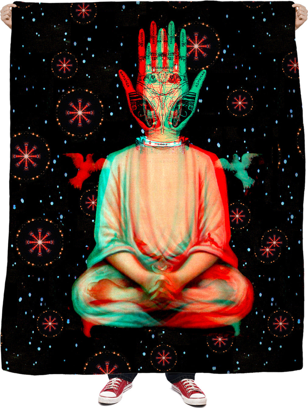 Hand of Fate Fleece Blanket