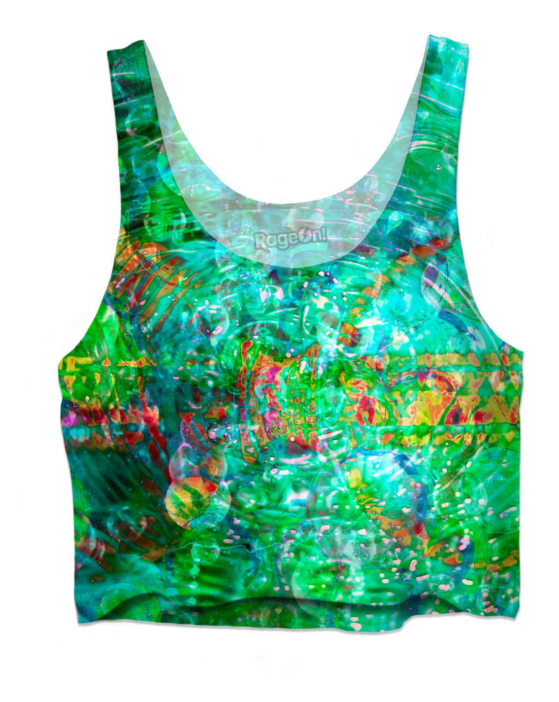 Green Love Potion 7 Crop Top