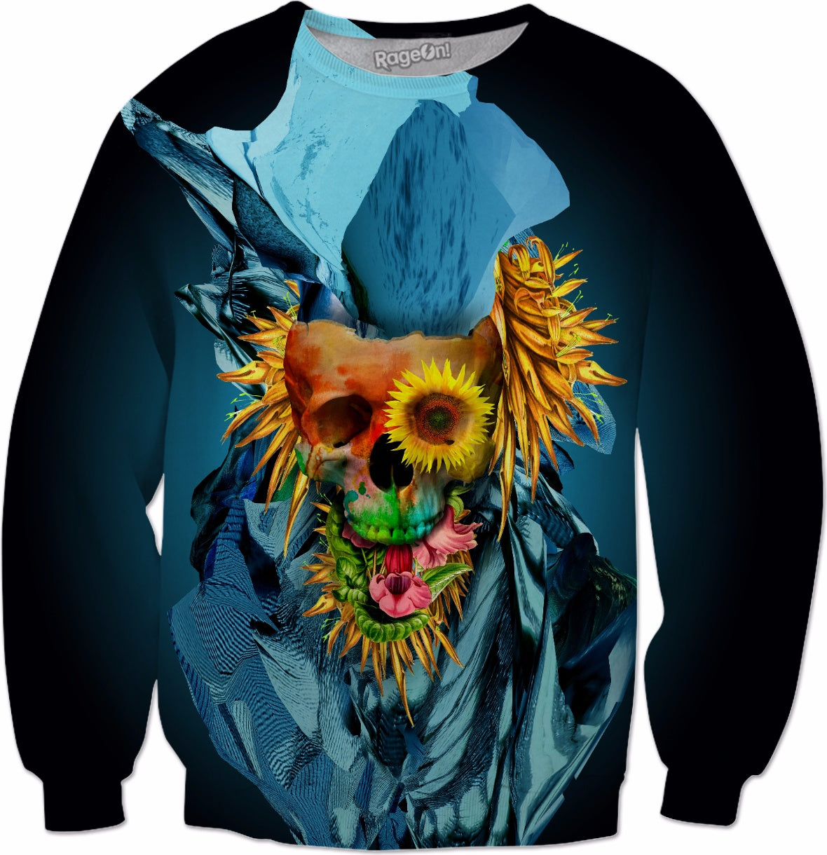 Floral Skull Vivid IV Sweatshirt