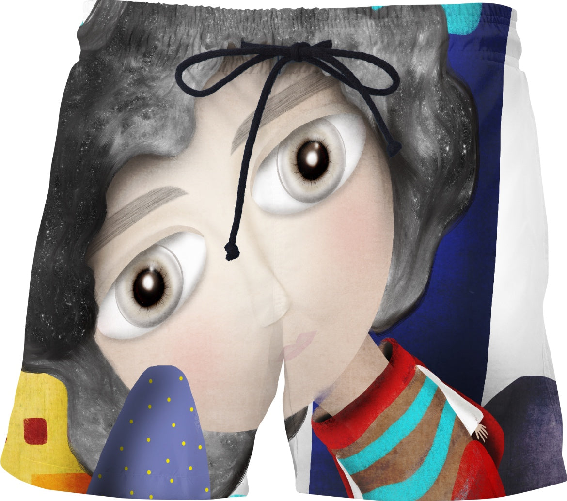 Ruth Fitta Schulz - City Hero Swim Trunks