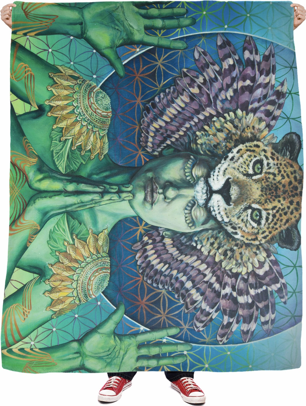 Self Portrait - Fleece Blanket