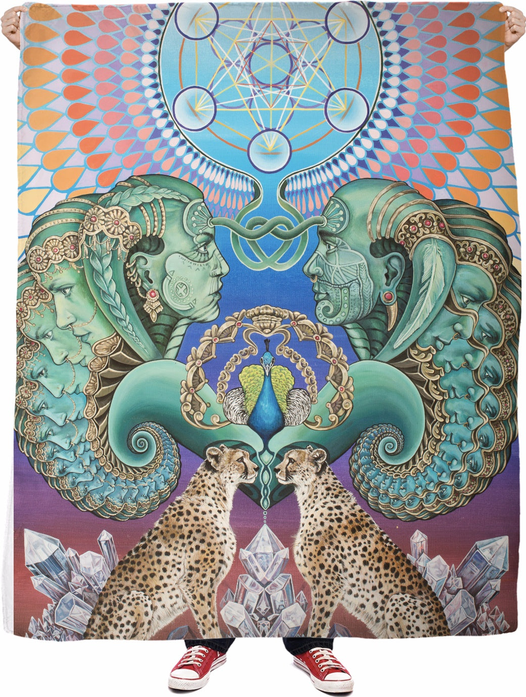 Reflection Reaction - Fleece Blanket