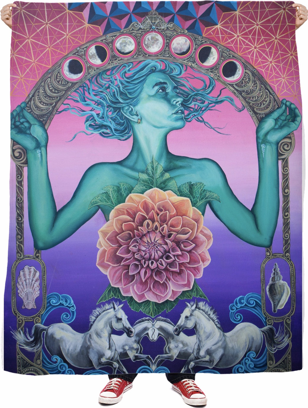 The Gate OF Knowledge - Fleece Blanket