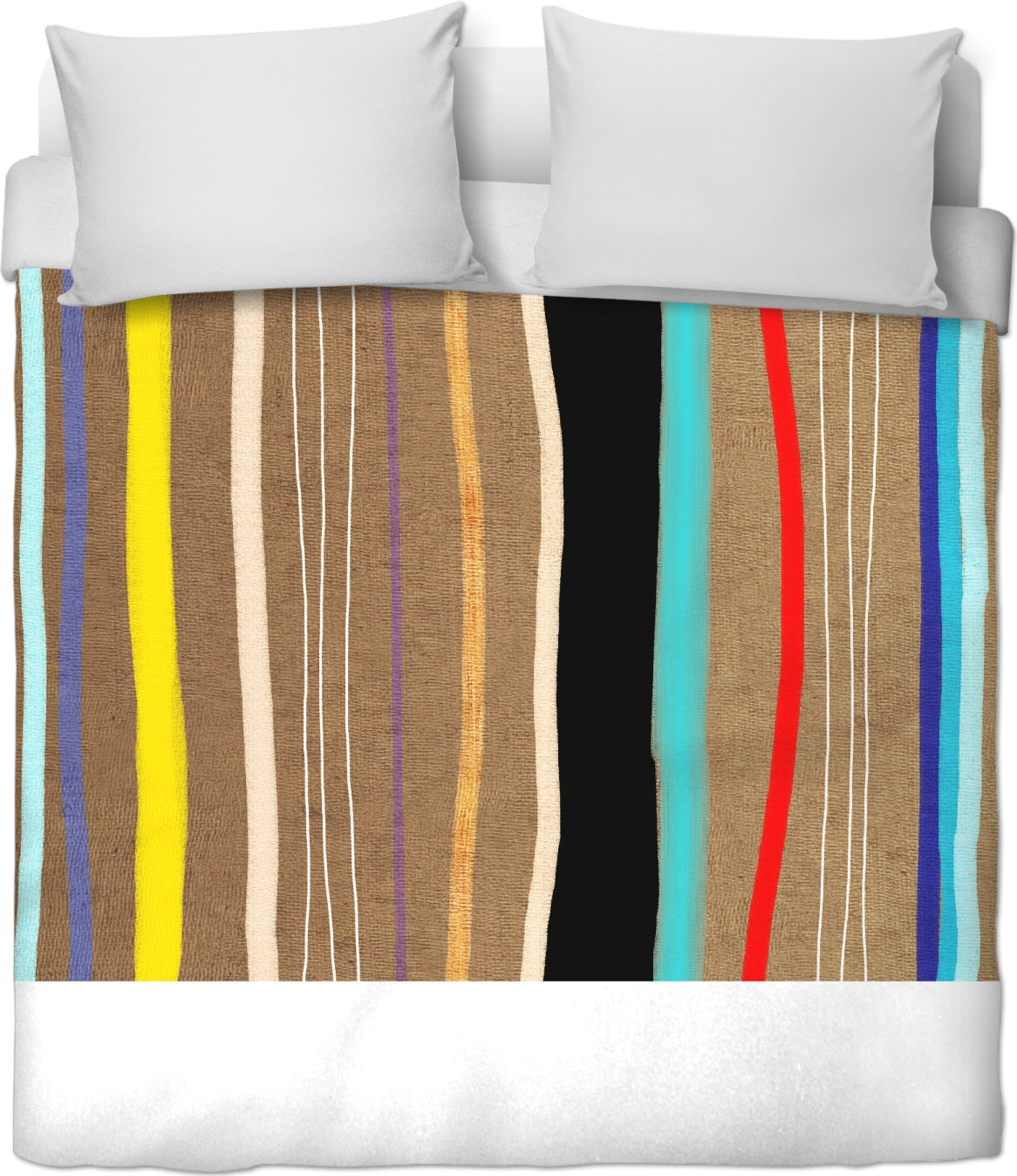 Ruth Fitta Schulz - Striped Handmade Lines Duvet Cover Set