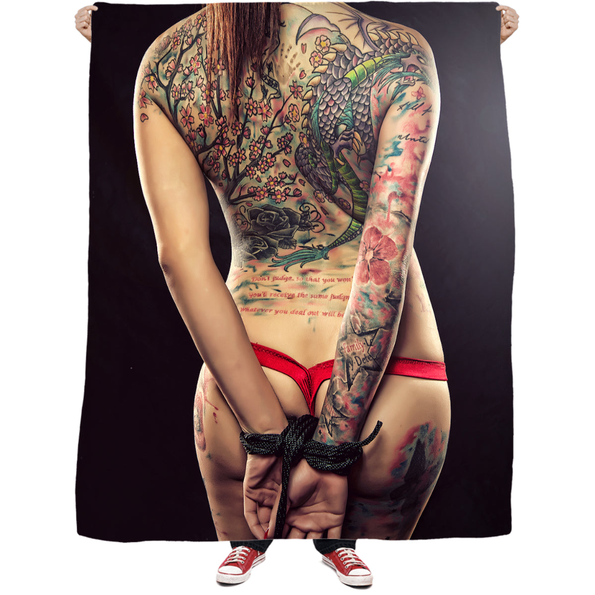 Hands Tied Fleece Blanket