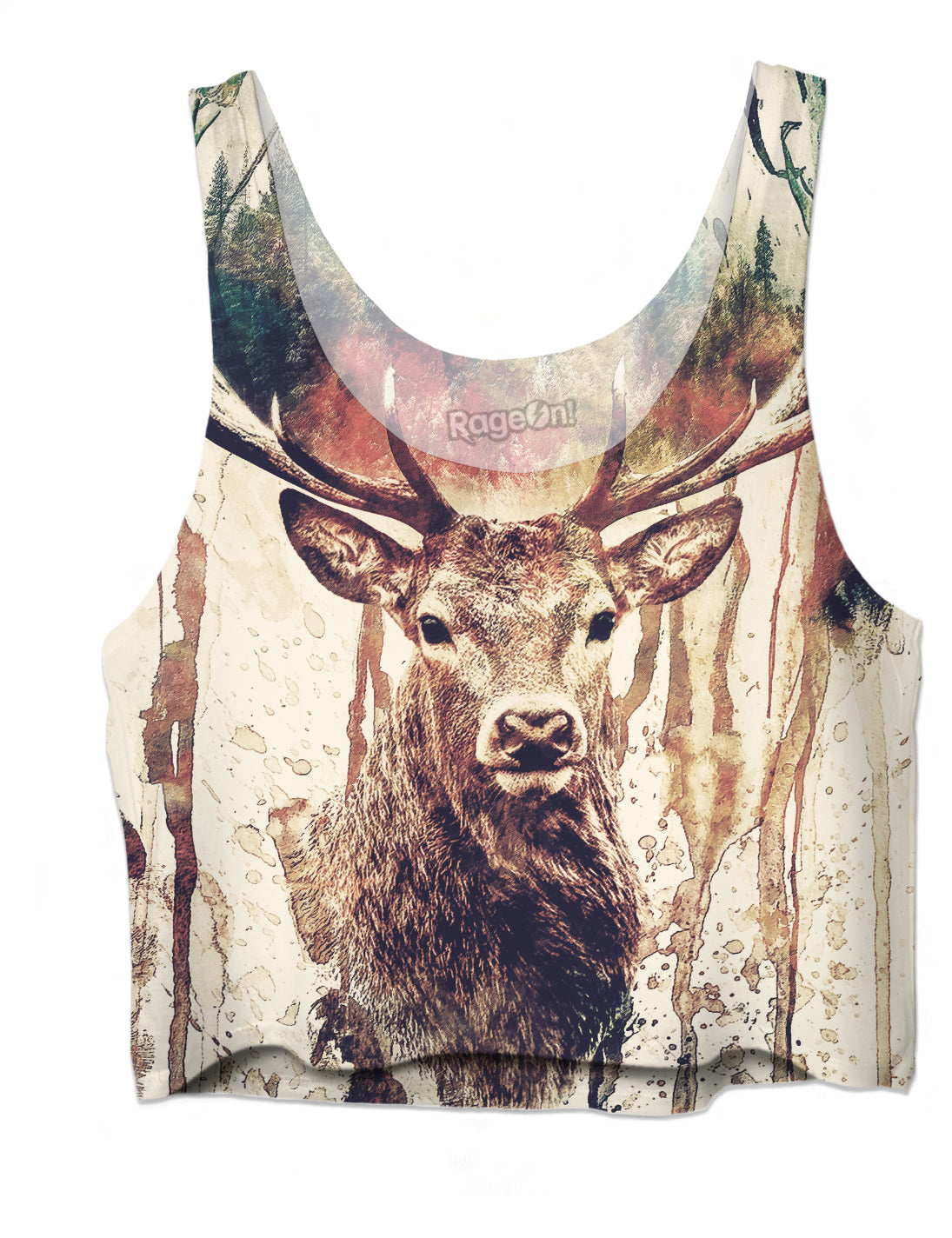 Deer II Crop Top