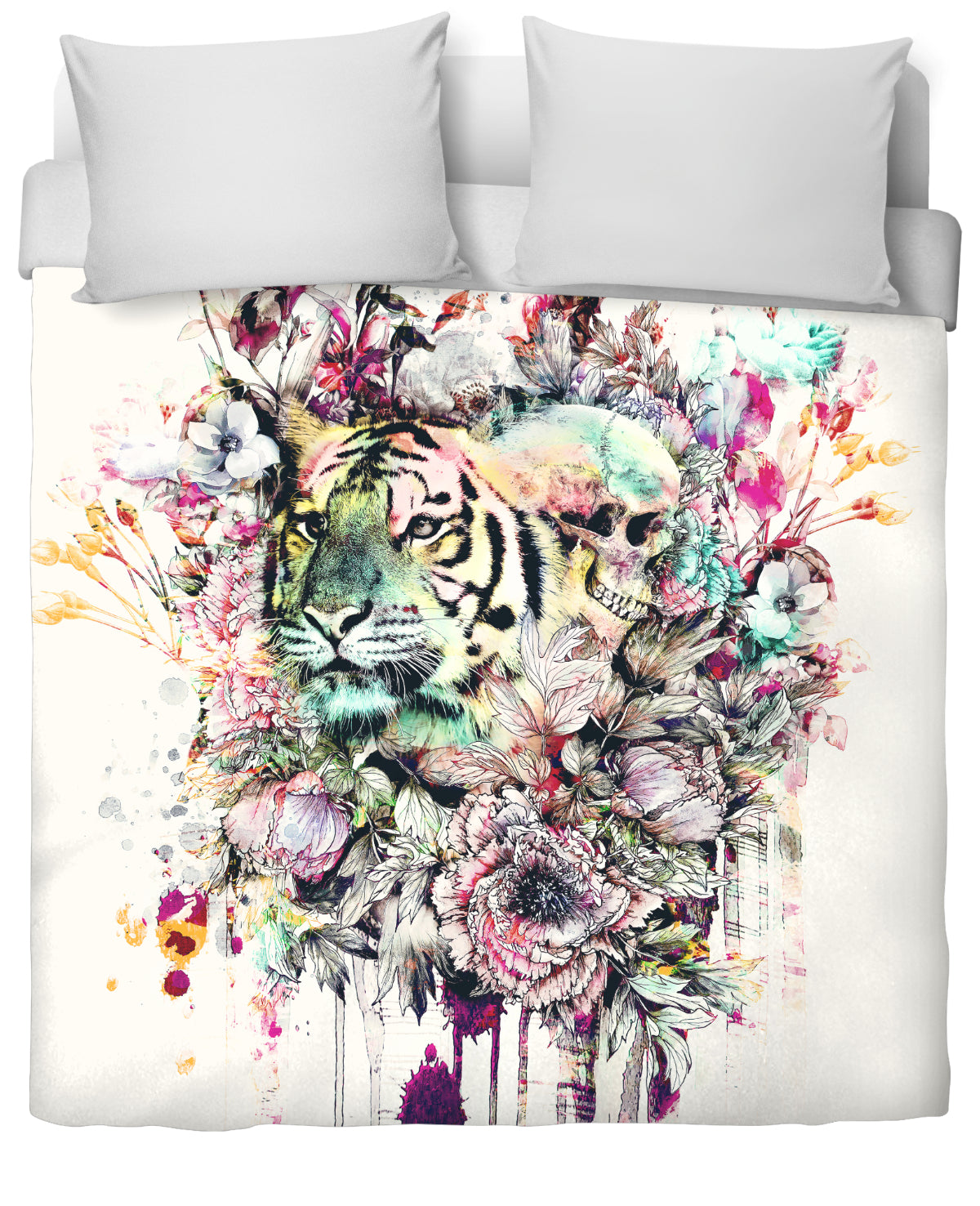 Interpretation of a dream - Tiger Duvet Cover Set