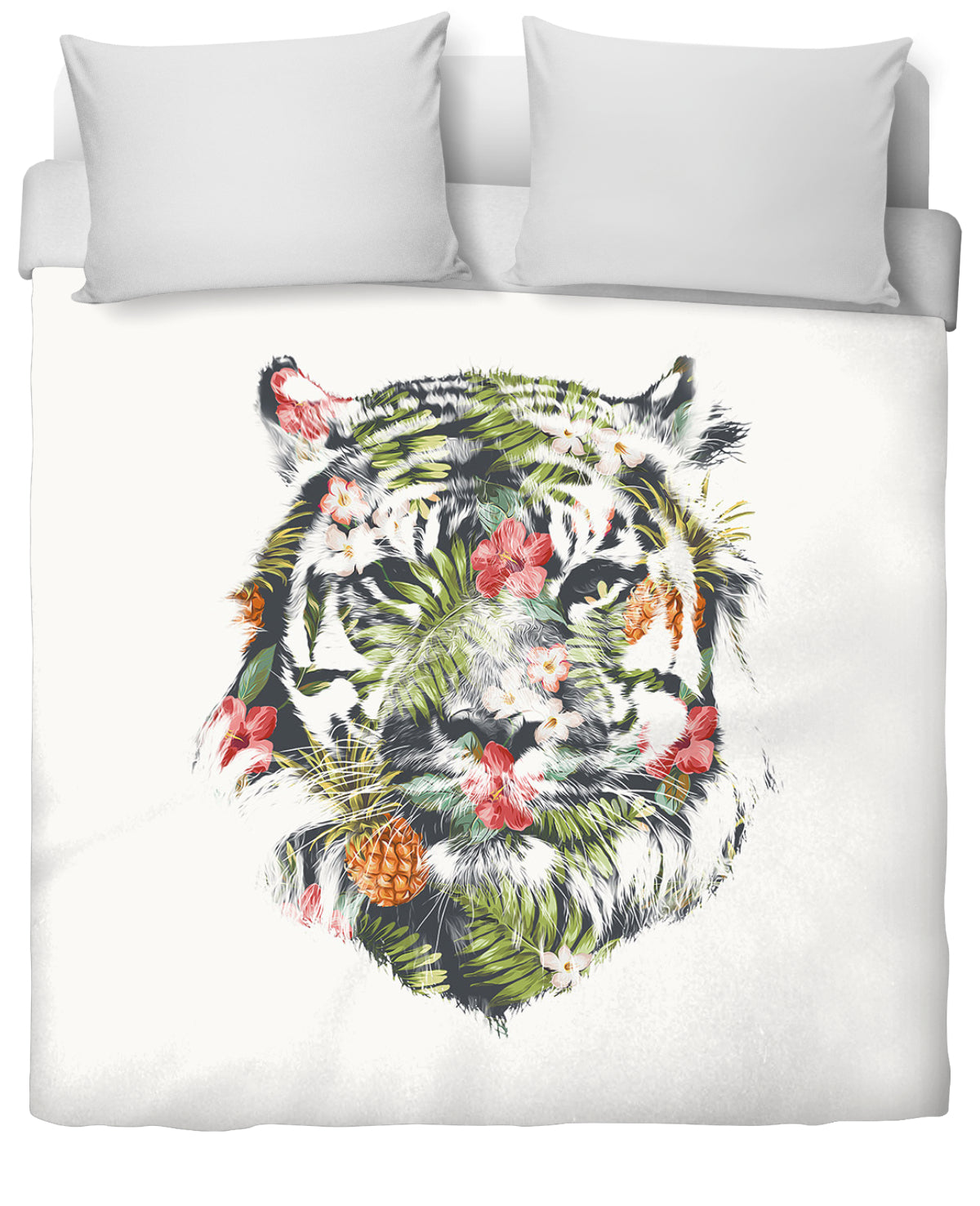 Tropical Tiger Duvet Cover Set