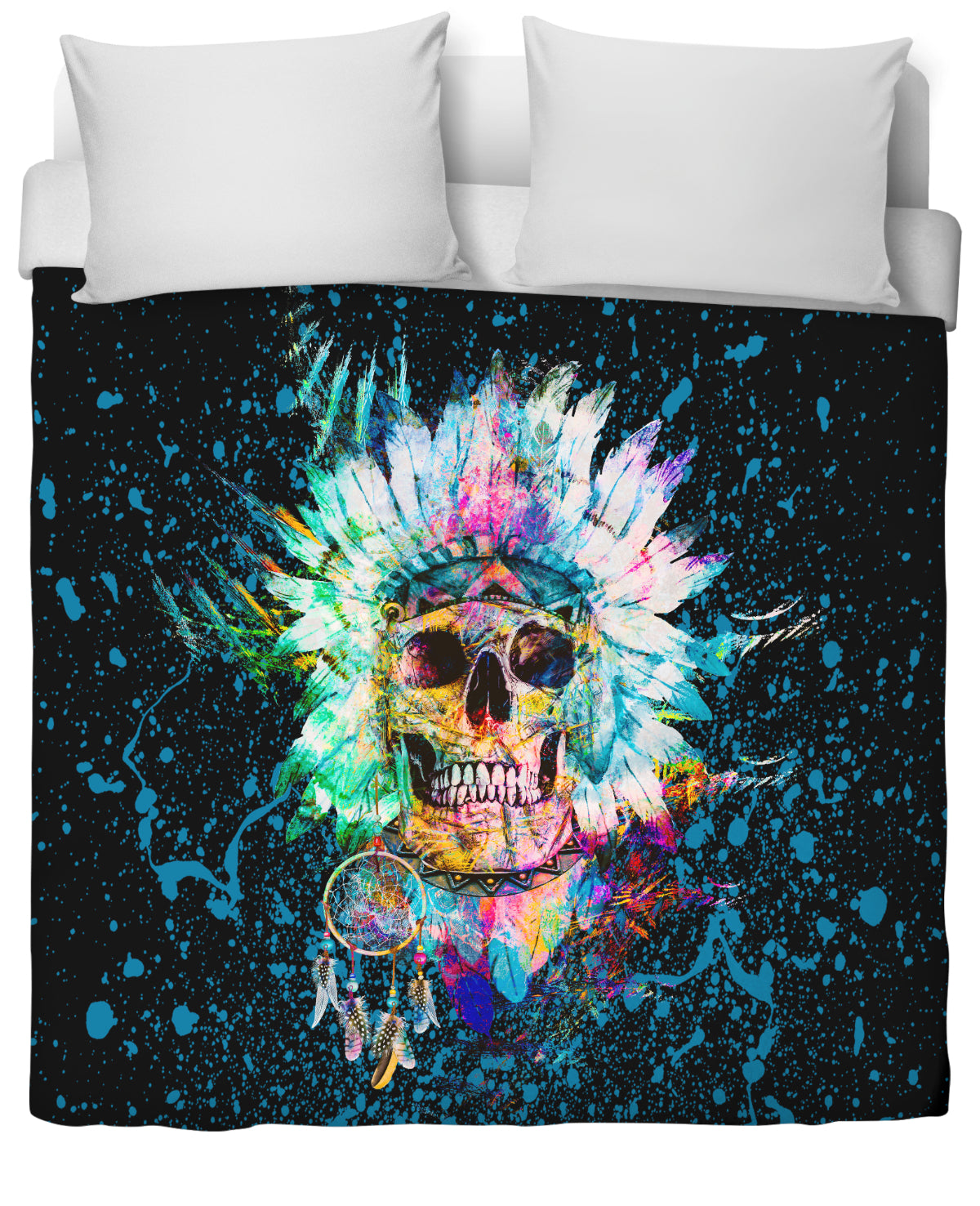 Skull Wild Spirit Duvet Cover Set
