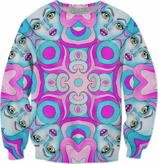 Bubble Girl Mandala Sweatshirt