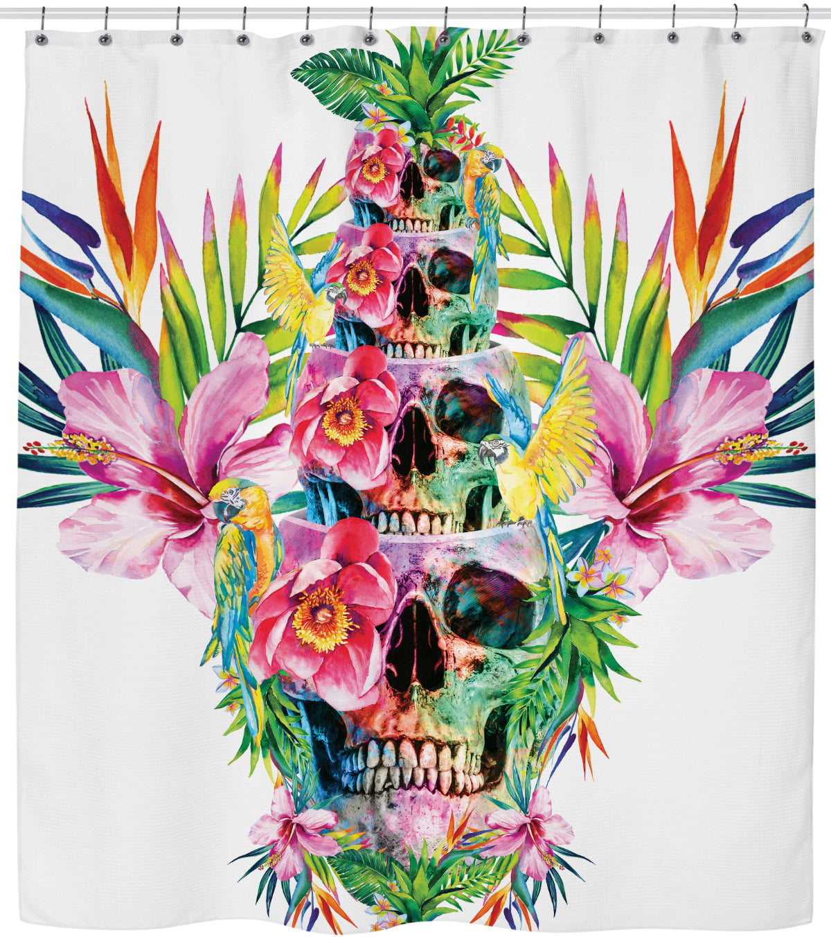 SKULL TOWER Shower Curtain