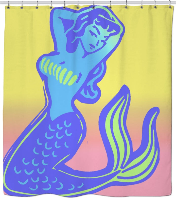 Mermazing Mermaid Shower Curtain