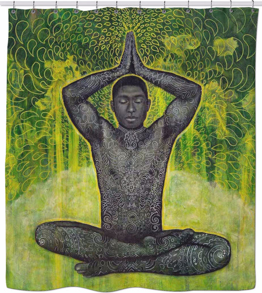 Meditation Land Shower Curtain