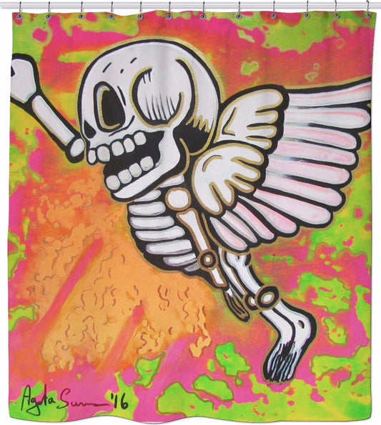 AGA SUPER BONES Shower Curtain