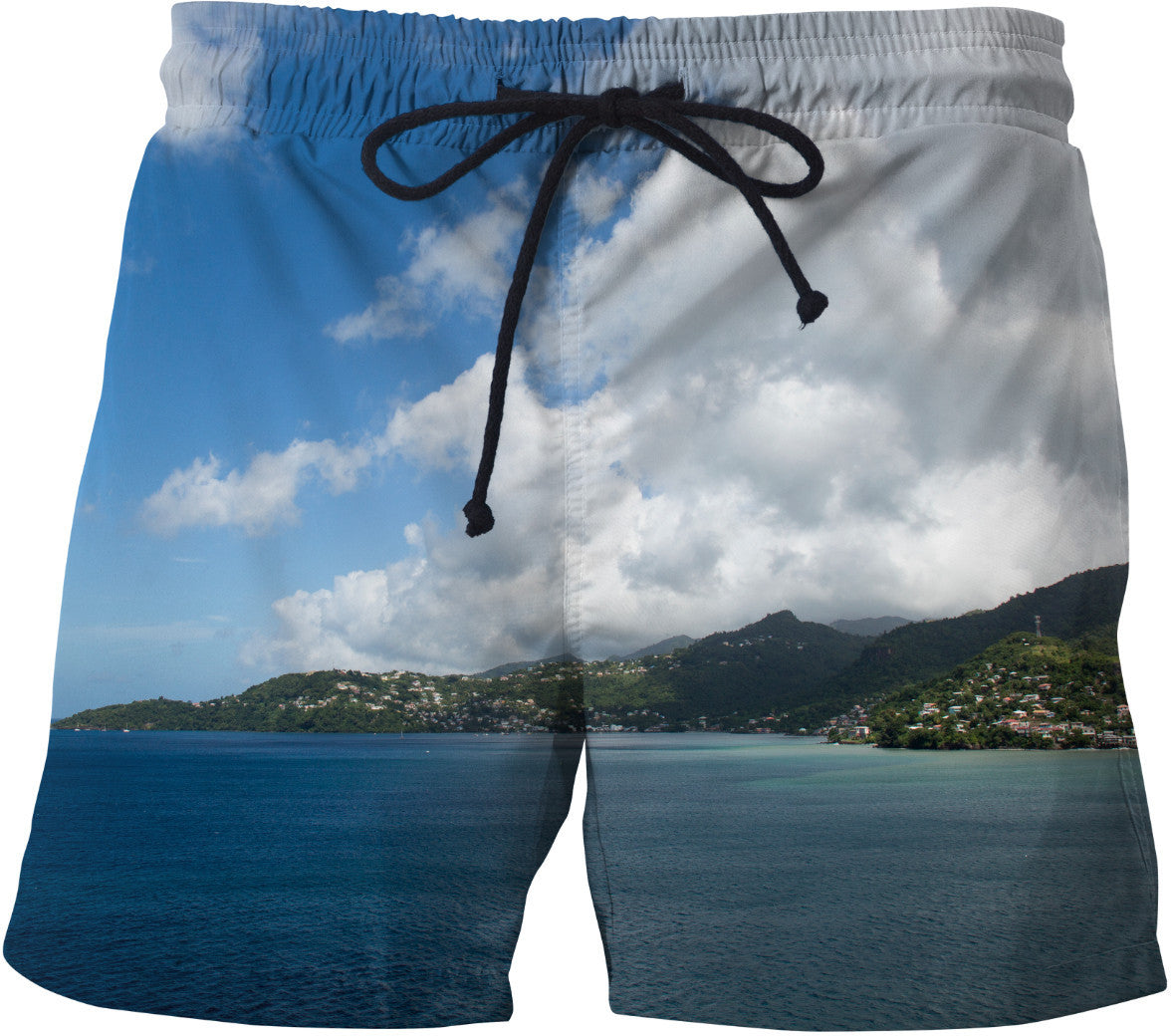 Caribbean Island Swim Shorts
