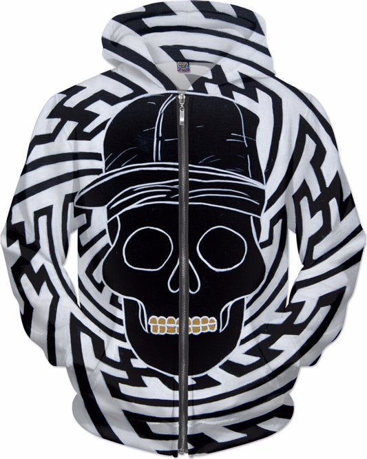 AGA Black To The Bone Hoodie