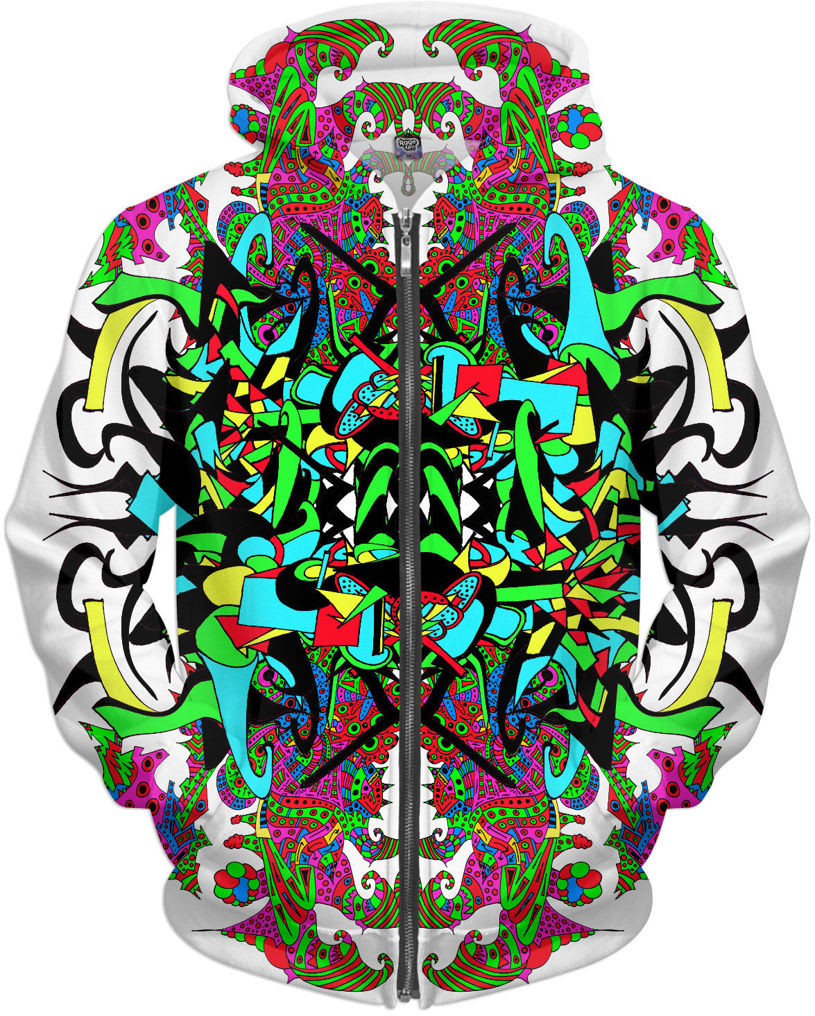 Super Trippy Psychedelic Crest Hoodie