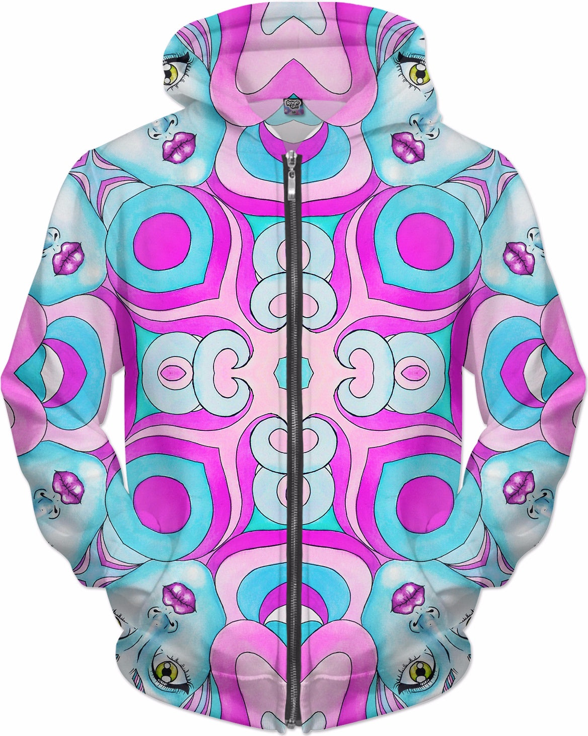 Bubble Girl Mandala Hoodie