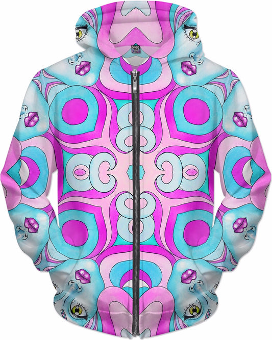 Bubble Girl Mandala Hoodie
