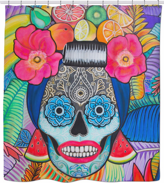 AGA Tropical Mama Shower Curtain