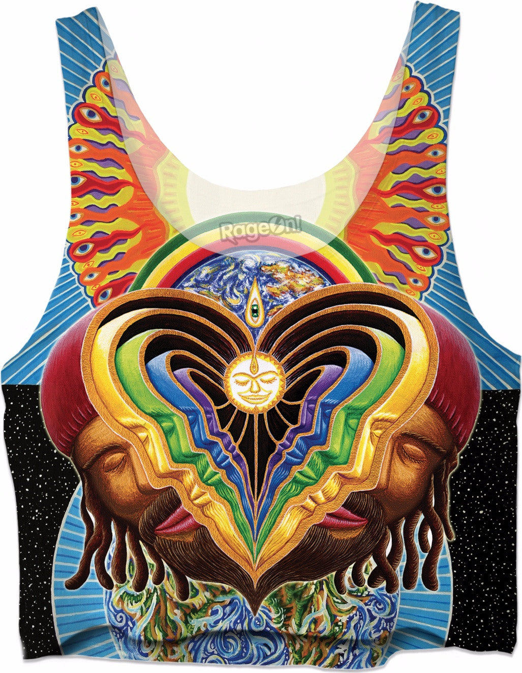 Peeling Bodies Fusion Crop Top