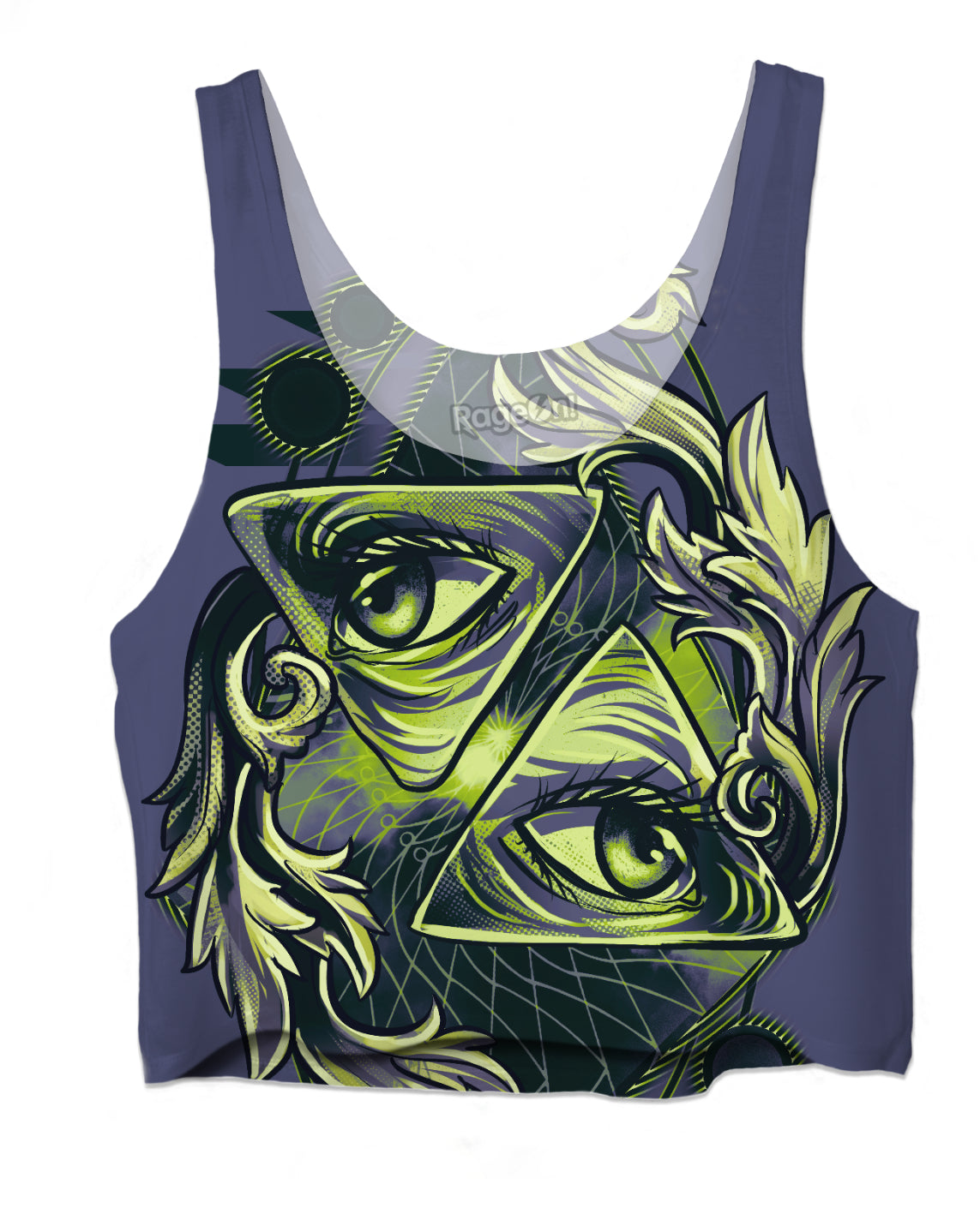 Double Eyes Crop Top