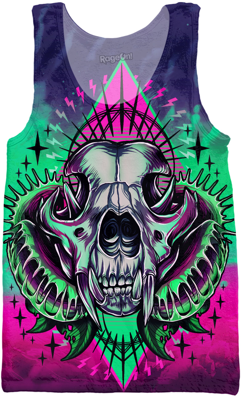 Cougar Skull Tank Top