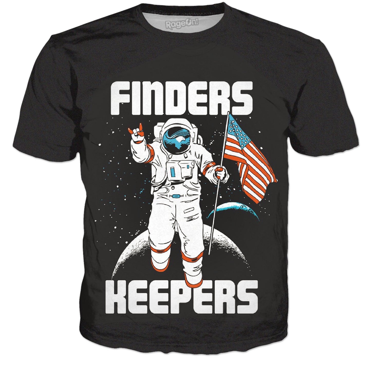 Finders Keepers USA America Moon T-Shirt