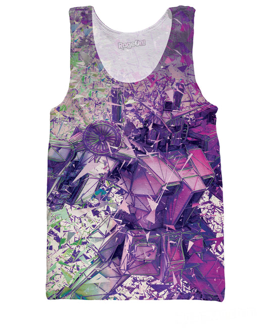 3D Transformers Limited Edition Purple Tank Top