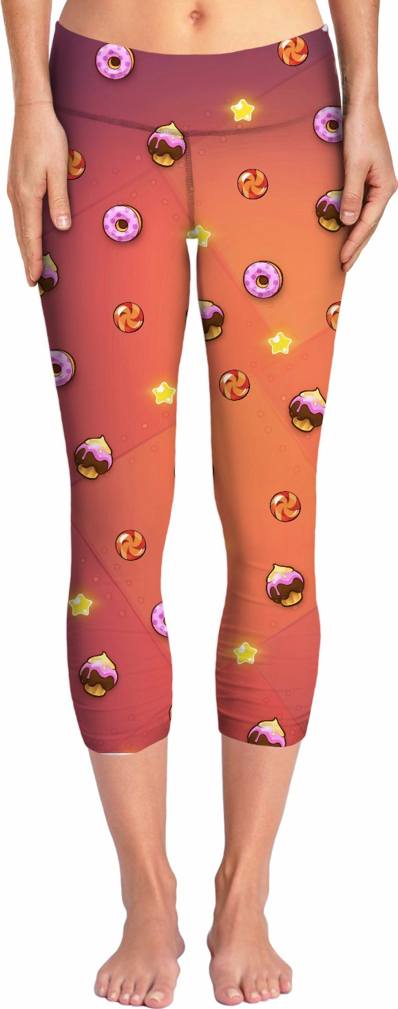 Candy Pattern Yoga Pants