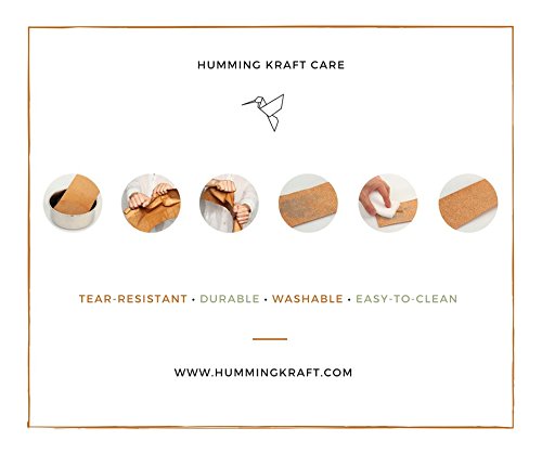 THE EXPLORER: Vegan Kraft Paper Backpack by Humming Kraft - ECO-FRIENDLY, TEAR-RESISTANT, DURABLE, WASHABLE, EASY-TO-CLEAN