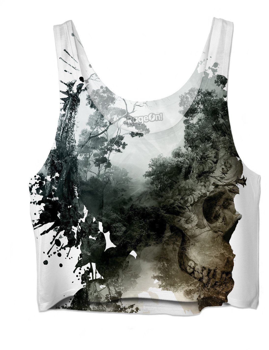 Skull - Metamorphosis Crop Top