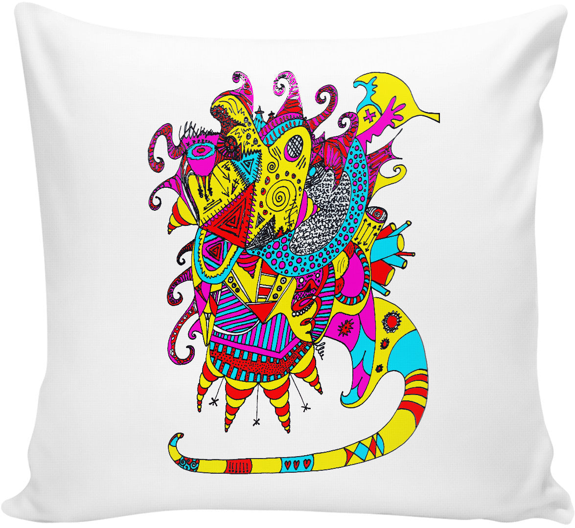 Neon Masquerade Couch Pillow