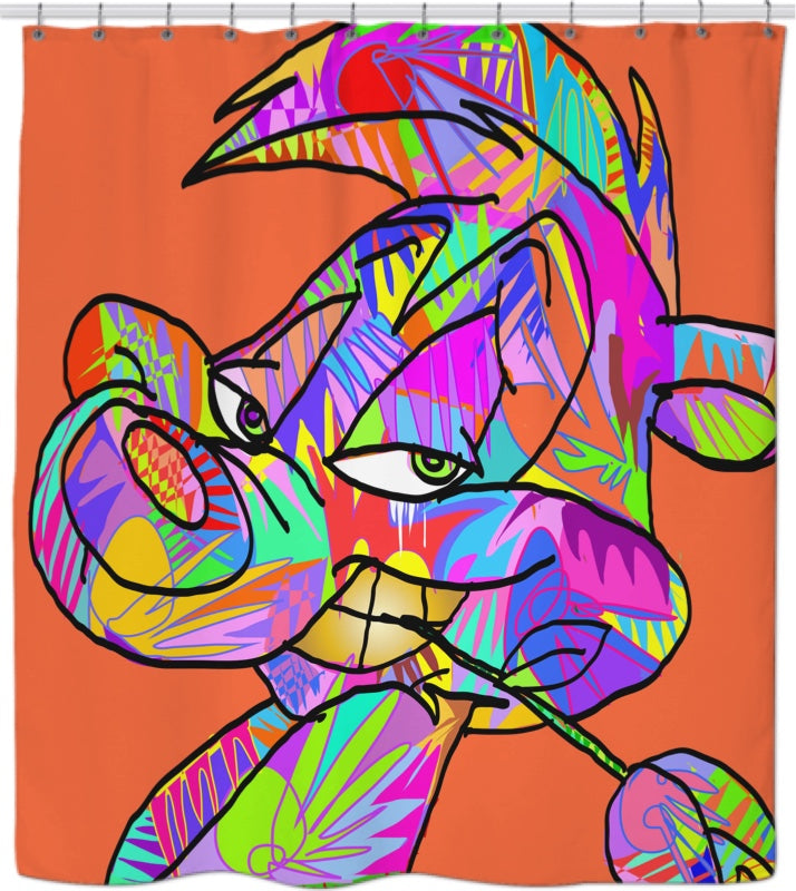 Le Pew Pew Shower Curtain