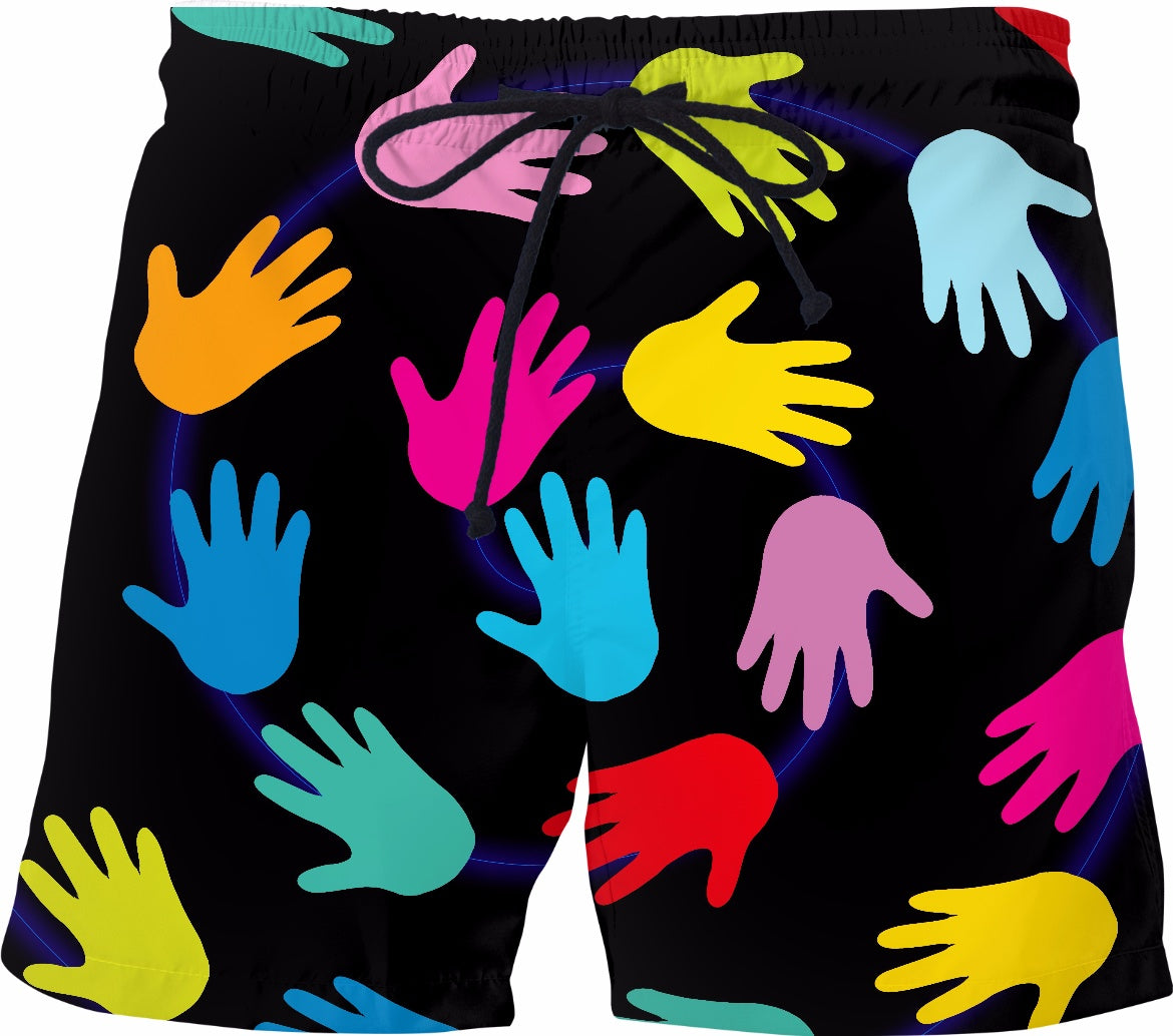 Hands on me Swim Trunks