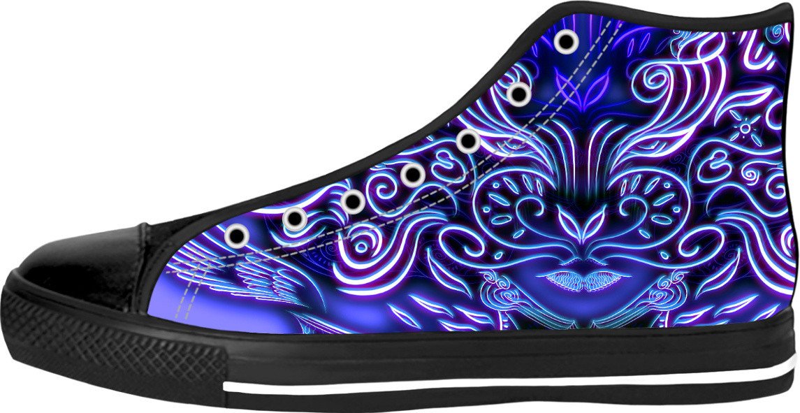 Organic Black High Top Shoes