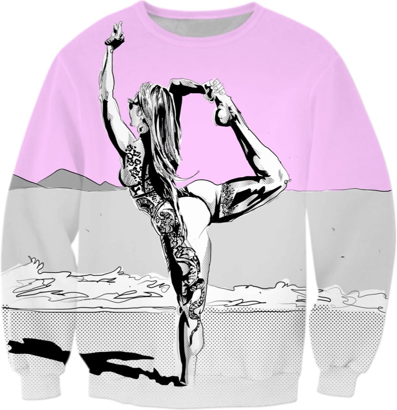 Beach Yoga Booty Sweatshirt