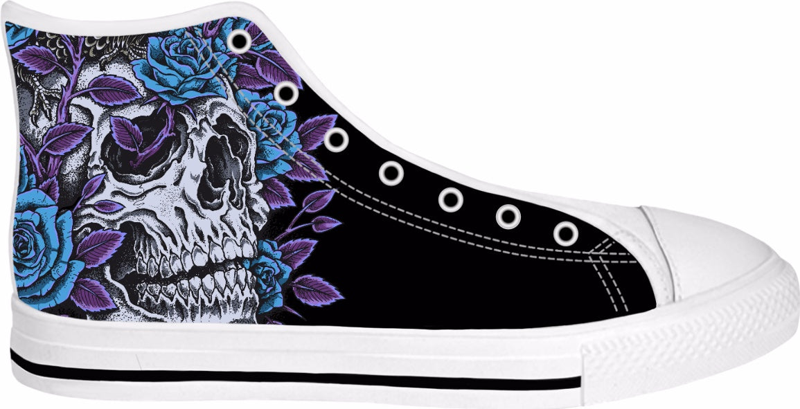 Live Today, Rest Tomorrow - High Top Canvas Shoes