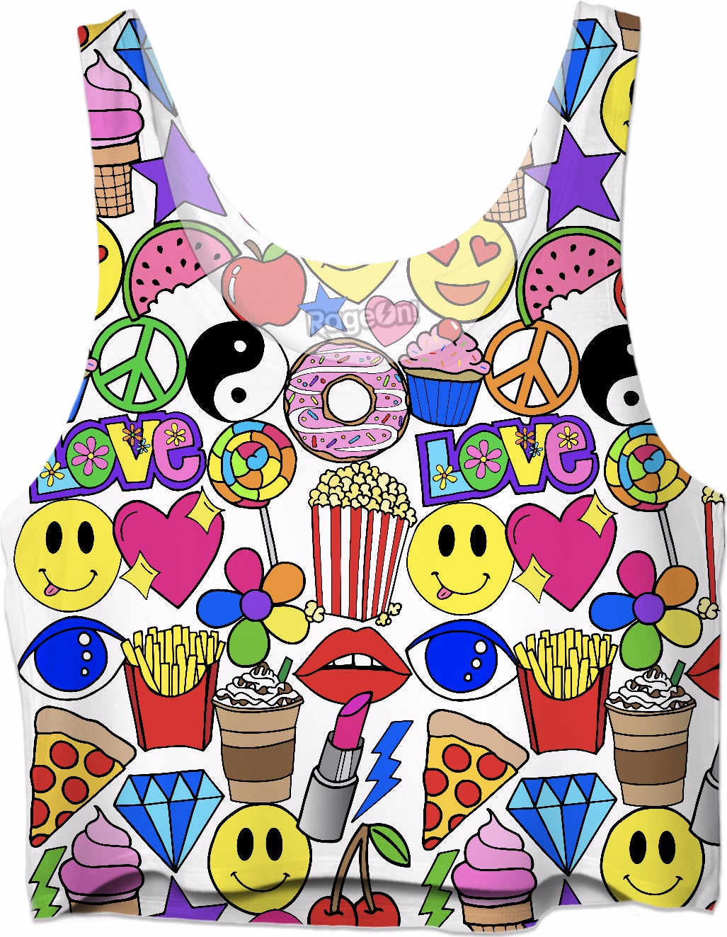 Love This Stuff Crop Top