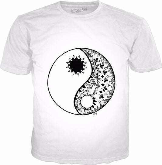 Yin Yang Classic White T-Shirt