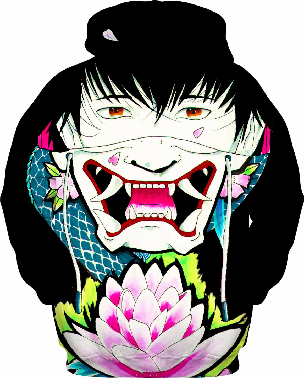 Black Irezumi Hoodie