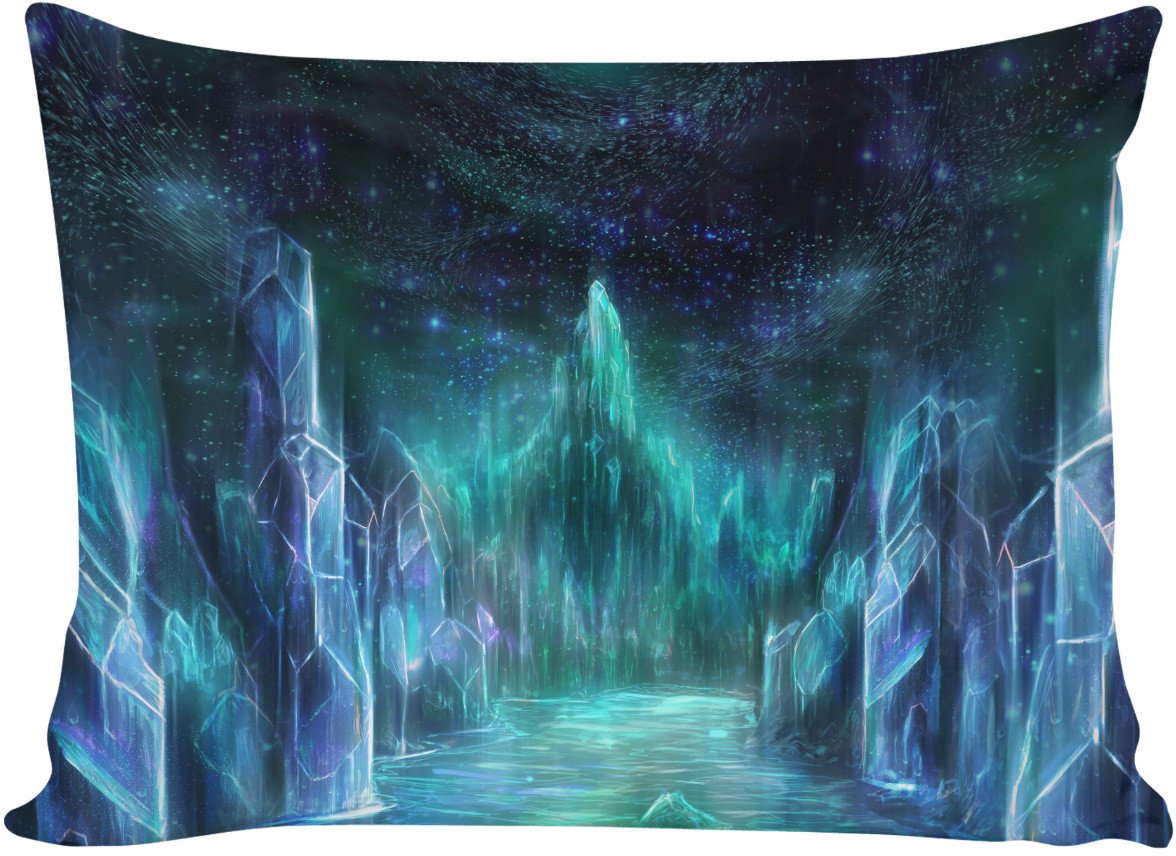 The midnight realms bed pillow