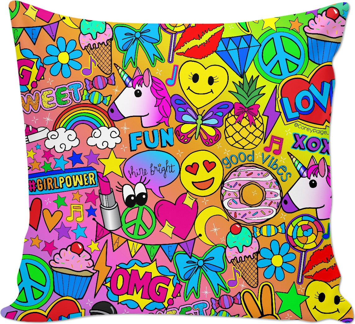 “Glamour and Glitter” Couch Pillow