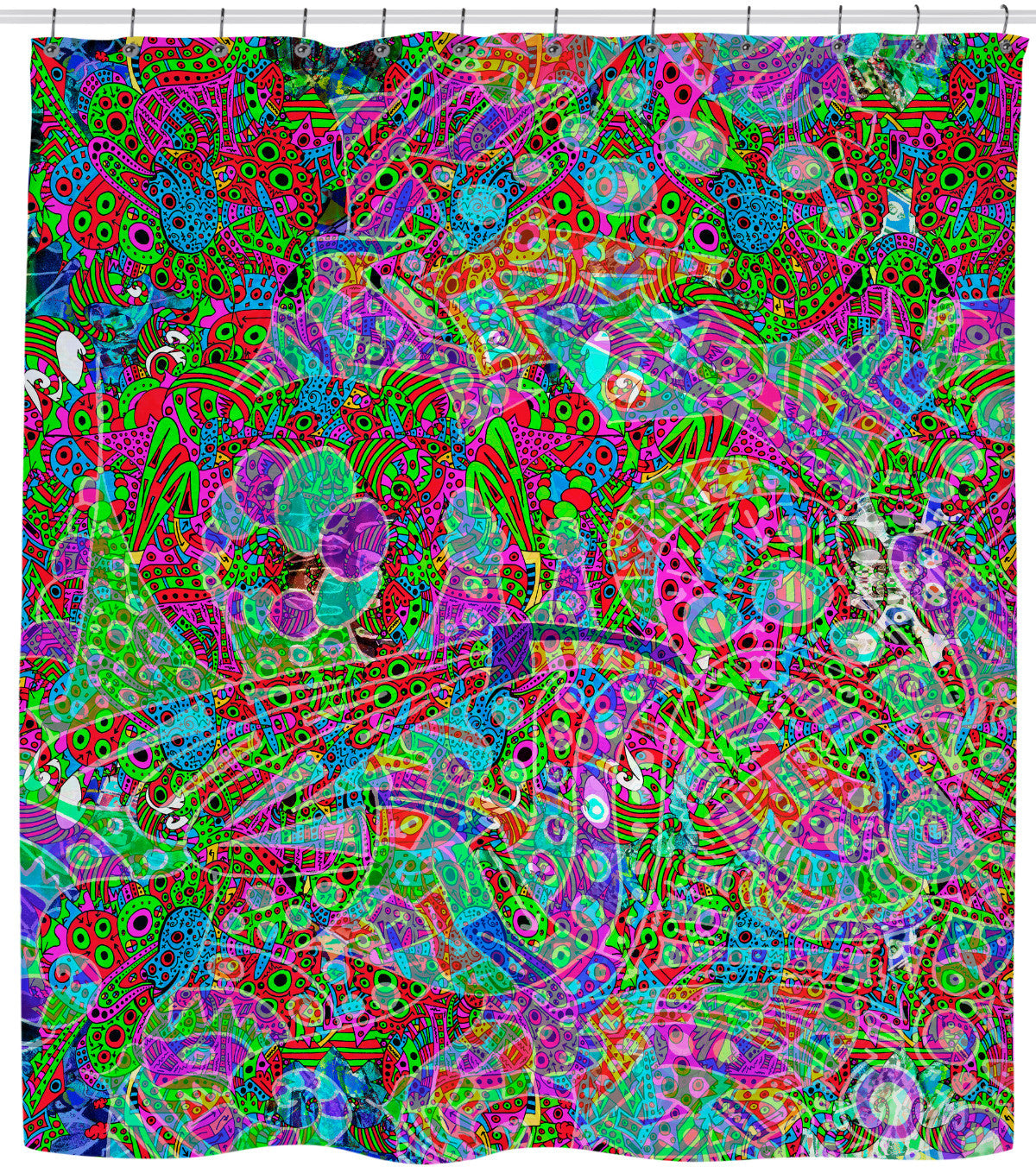 Hyperdimensional Wind 10 Shower Curtain