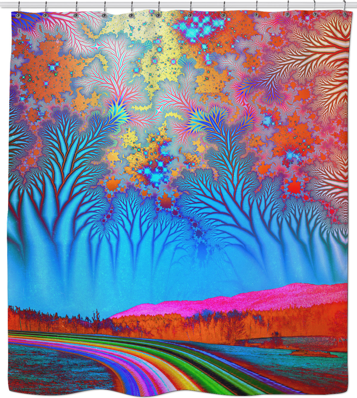 Road to Forever Shower Curtain