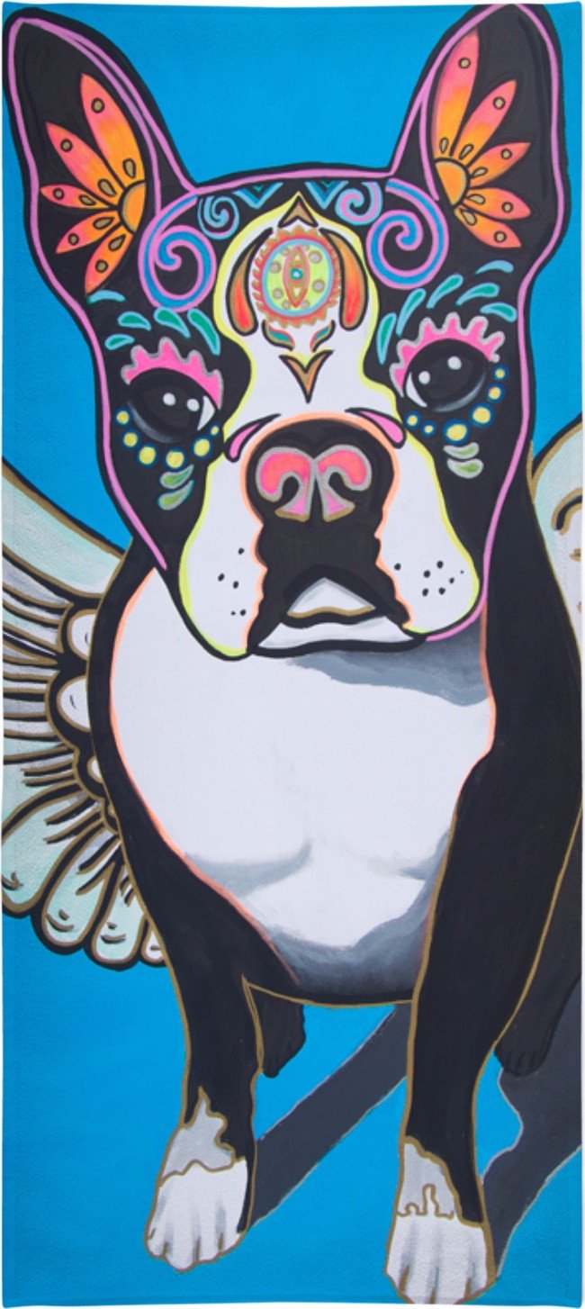 AGA Angel Dog Beach Towel